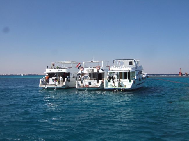 港を出て50分ほどでダイビングスポットに到着。<br />早速着替えていよいよ海へ。私達のインストラクターは秋葉さんと言う日本人の男性。少しレクチャーを受けた後、船から飛び込めとの事・・・こんな簡単なんで大丈夫なんかいな？？<br />