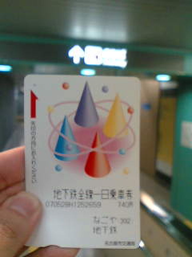 この地下鉄一日券を買って、名古屋の街をブラブラします。