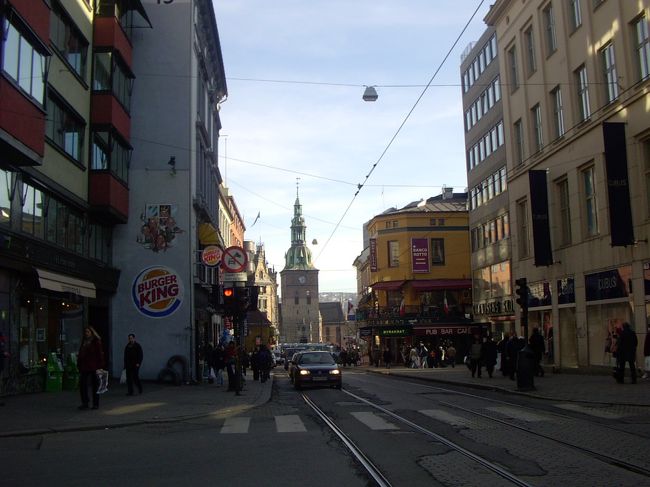 オスロの中心街の街並みです。ここの詳しい場所は忘れました・・・。