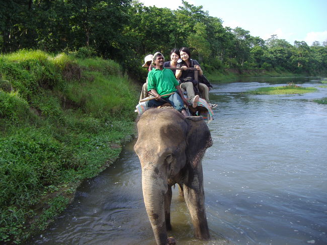 エレファント・サファリでジャングルの中へ・・・