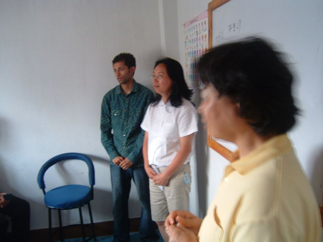 　みんなで教鞭をとりました。