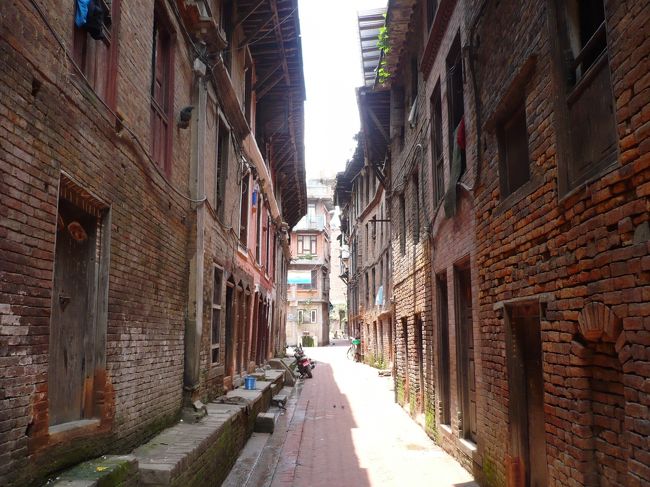 バクタプルの街並みです