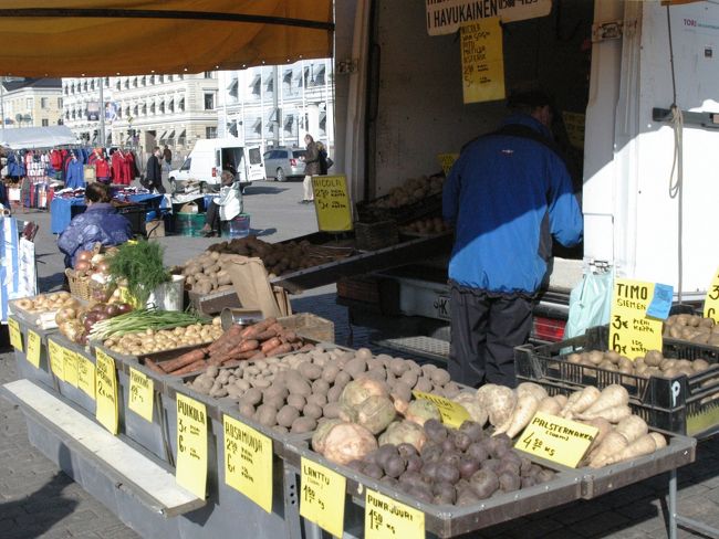 馬鈴薯の種類の多いこと。<br />フィンランドではアルコール分4.8％以上のお酒類は専売所でのみ販売し、スーパーでは入手できない由。