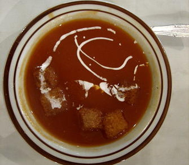 <br />トマトスープはトマトケチャップの味がして×。