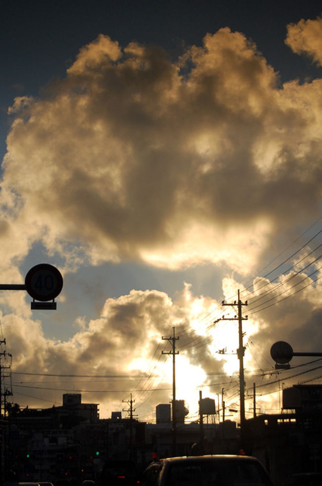 那覇の夕方
