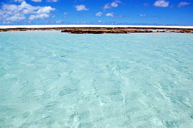 ＠久米島　はての浜<br /><br />水がプールより透明ぽい！