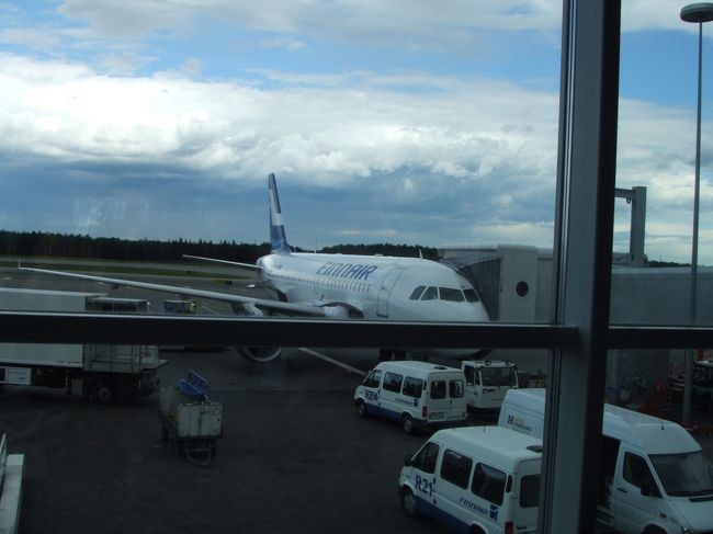 AY667便（ヘルシンキ〜コペンハーゲン）の姿。