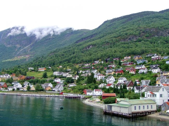 可愛らしいお家がたくさん見えます。