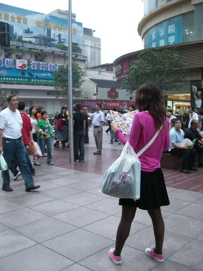 上海の街探検中♪♪