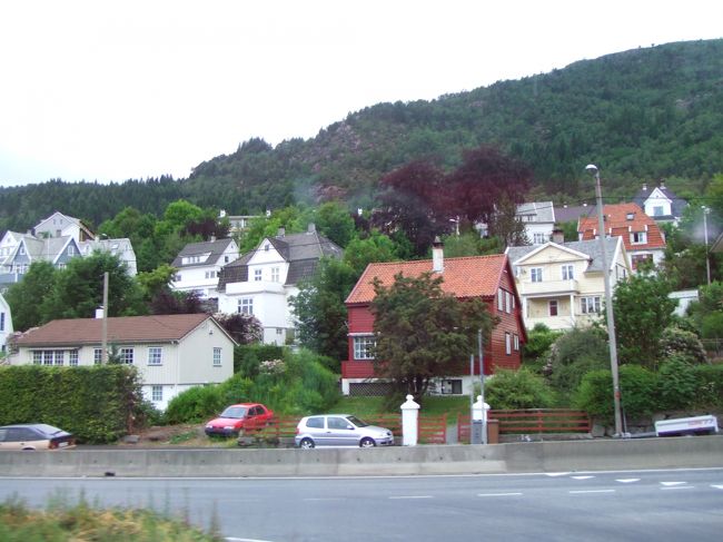 ベルゲンの街並です。