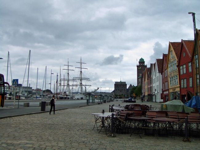 ユネスコの世界文化遺産に登録されている、ブリッゲン地区。<br />