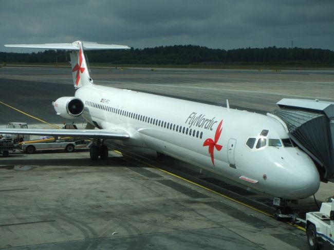 慌しく移動です。<br />Fly Nordicでベルゲン〜ストックホルムへ！