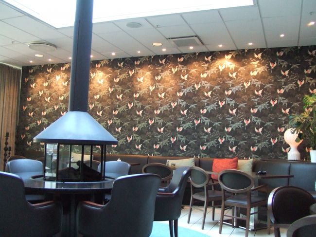 ホテルの朝食会場。<br />お洒落な雰囲気でした。