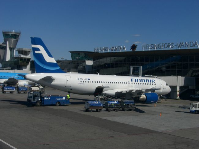 フィンランドのヘルシンキ、ヴァンター空港。<br /><br />いよいよプラハに向けて乗り換えです！
