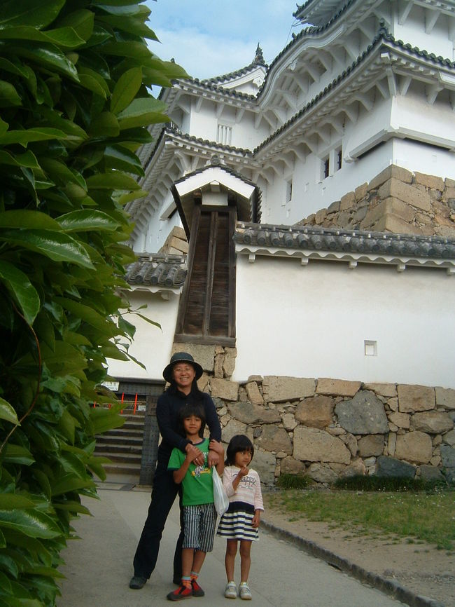 きました。姫路城。