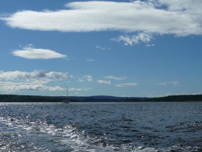 ちょっとしたクルーズ気分が味わえる。 このビィグドイ行きのフェリーは夏のみ運航。 