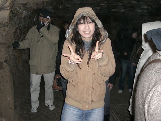 カイマクル地下都市内で♪<br /><br />台所とか食料庫がありました◎