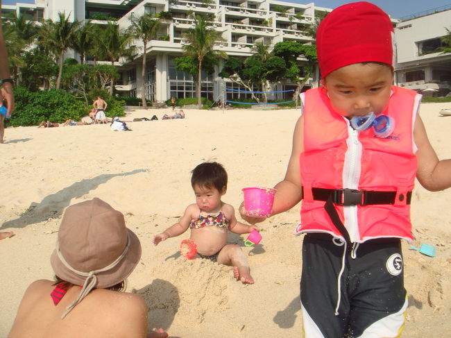 完全装備の息子（笑）