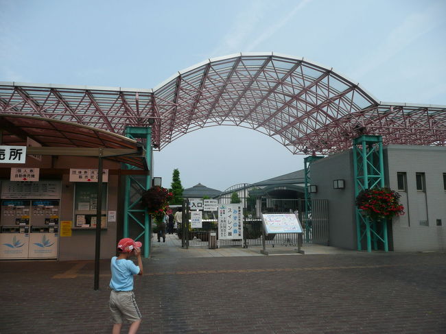 ここでチケットを買って中に入ります。<br />私たちは博物館で共通券を買ったのでチケットは買わなかったのですが、多分250円ぐらいだったと思います。