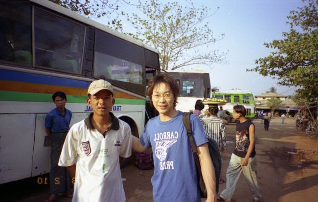 pangaba guest house付きのサイカー運転手。<br />名をソーミンと言う。<br />少し日本語を話せるのだが、脚力はあまり強くなく。坂道では降ろされて歩かされました。横でハァハァしんどそうなので、時にチャリを押してあげたりもした。<br />仕事だからもっと頑張れ！ソーミン！