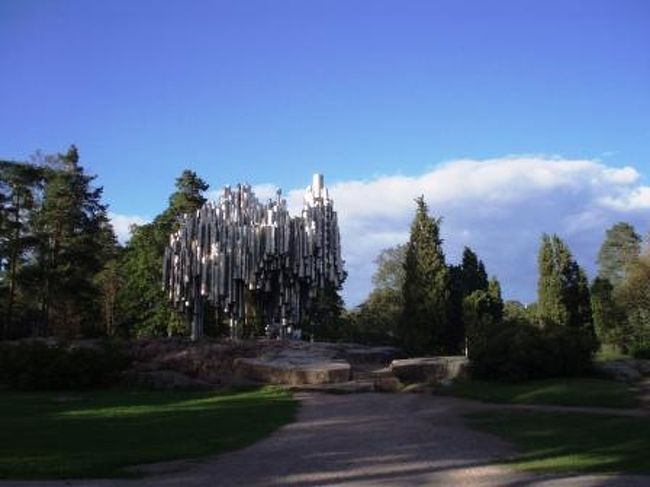 振り向きざまのシベリウス公園。