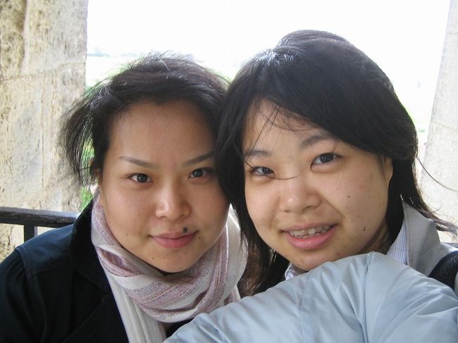 ﾏﾝｾｰすぎな景色をﾊﾞｯｸに記念撮影、と思ったけど全然背景入んなかった。