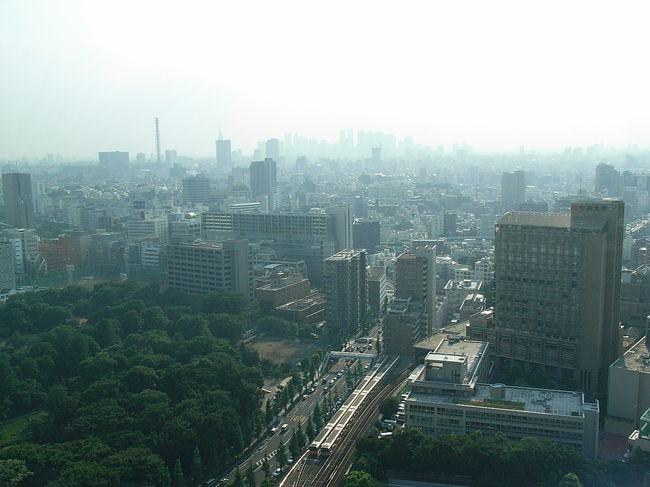 文京シビックセンターからの眺めは良いよ