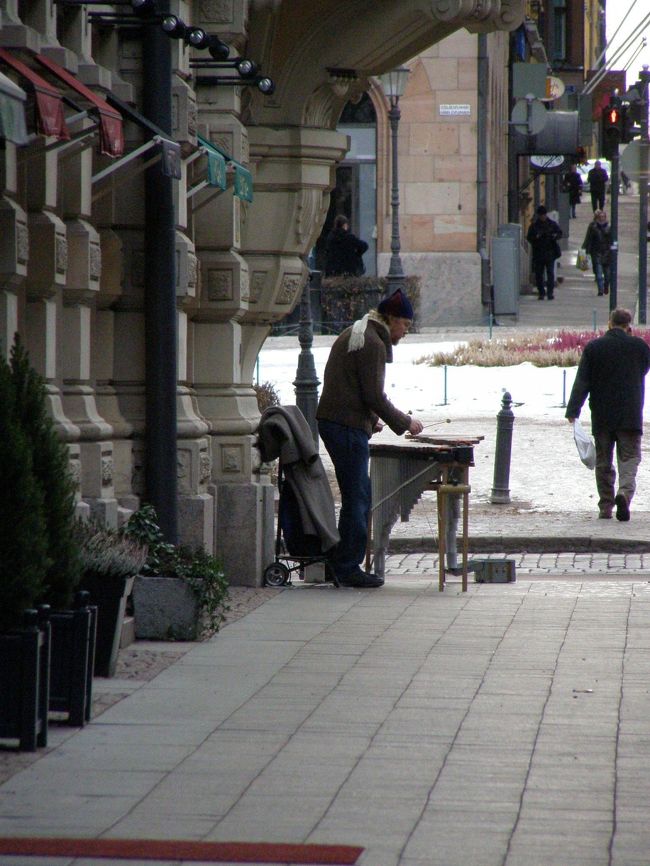 エスプラナーディの近くで演奏していたパフォーマー<br />名残惜しいけど日本に帰ります。