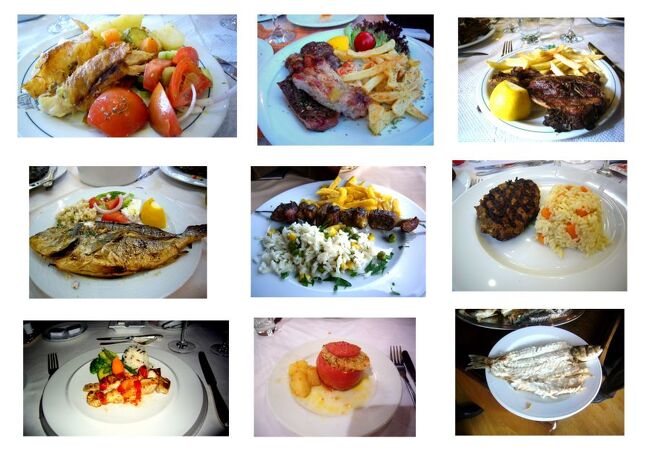 メインディッシュ<br /><br /><br />料理名、食べた場所、レストラン名は下記をご覧下さい。<br />https://www.wtshin.com/greece/greeceroot/framegreeceroot.htmll