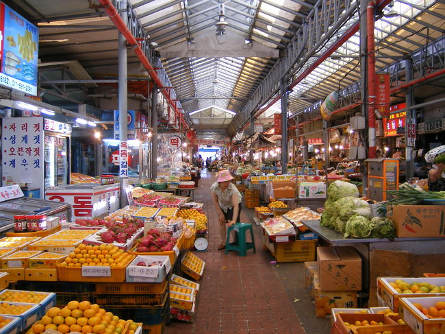旧済州の市場にも行ってみました