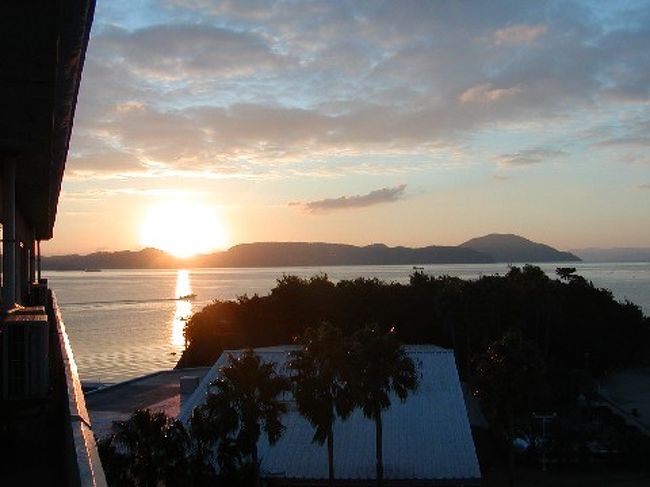 小豆島国際ホテルからの朝日