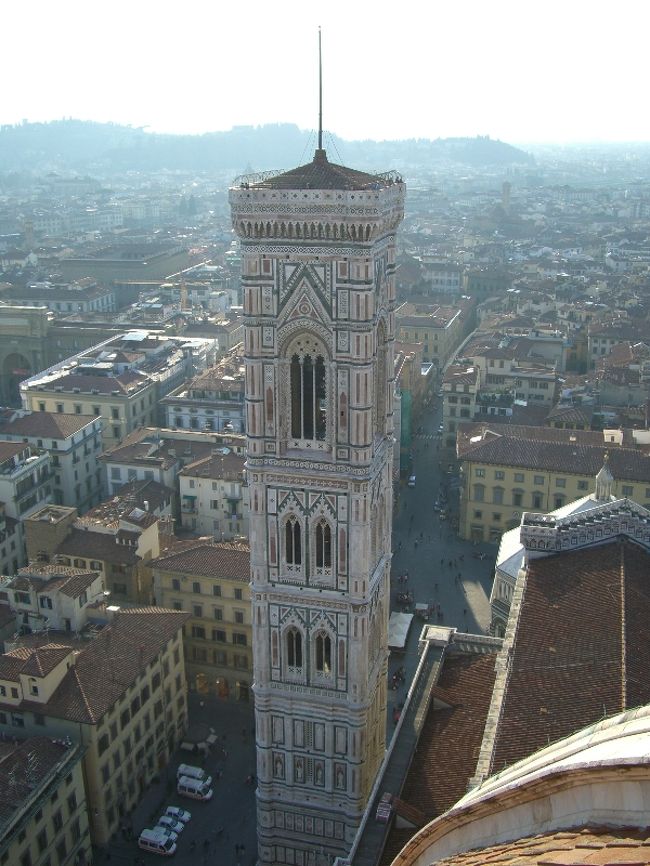 ドゥォモからのジョットの鐘楼