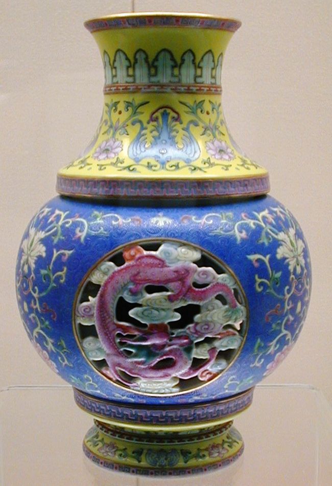 中国古美術 中国古陶磁器 中国古玩 民国期頃 孔雀釉 瓶 花入 鈞窯 爐鈞