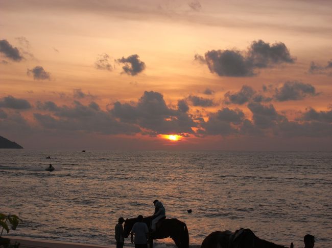 夕日がとても美しいです。