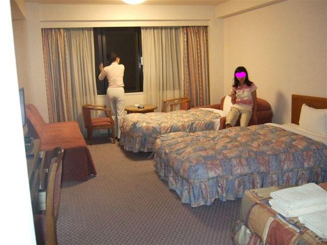 お部屋は6階（7階建て）でした。<br />温泉には朝晩と2回入りました♪<br /><br />【館内・周辺情報等】<br />※詳しくはホテルのHP等参照<br /><br />無料駐車場・温泉・大きな浴場・露天風呂（男女別または交代制）・サウナ・バー・カラオケボックス・ゲームコーナー・テニスコート・スキーゲレンデ・ゴルフ場・貸出用車椅子あり・ベビーコット・子供浴衣・子供用スリッパ・ペット・ペット小型犬・マッサージ・卓球