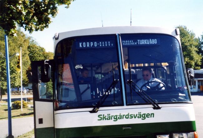 Turku行きのバスが来た。