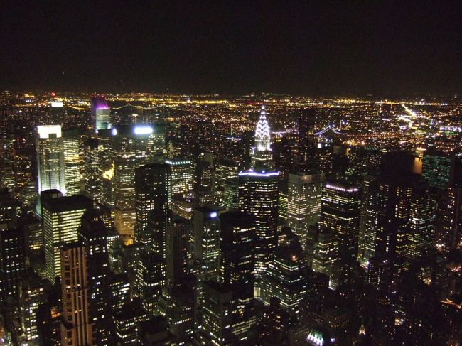 エンパイアステートビルからの夜景