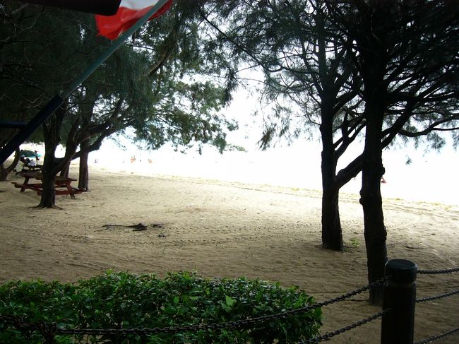 ビーチでの〜〜んびり本でも読みながら過ごそうかなあ〜って思っていたら・・・大雨が降ってきた。ライフセーバーの人は「雨が降る」って言ってたから、大当たりですね。雨は止みそうになかったので、さっさとホテルに戻ってきました。