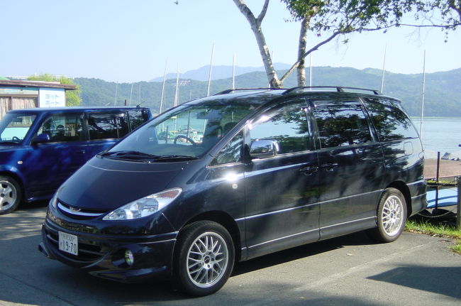 朝5時に出発<br /><br />富士五湖道路からは、きれいな富士山が見えました