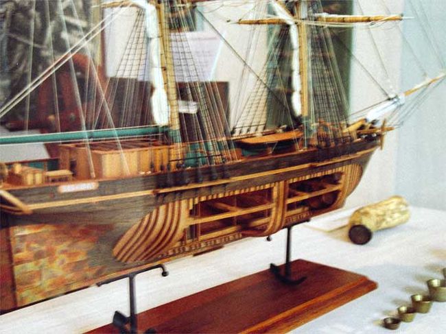 18世紀ブリック型帆船