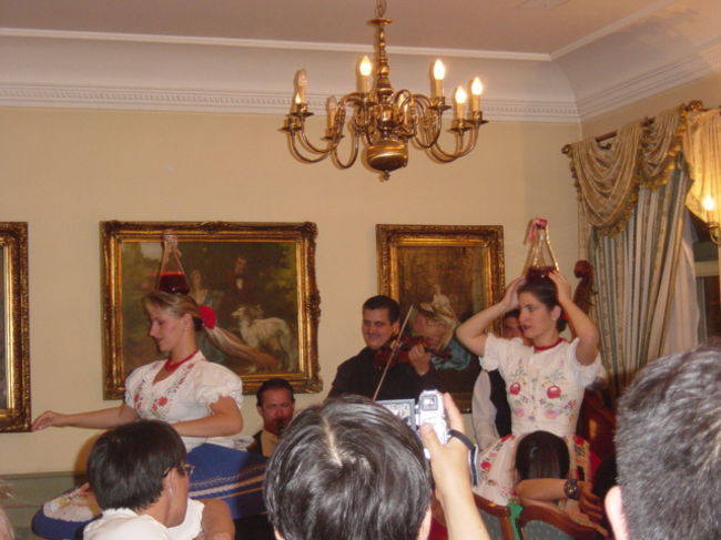 ここは民族舞踊を踊ってくれるので楽しめます。