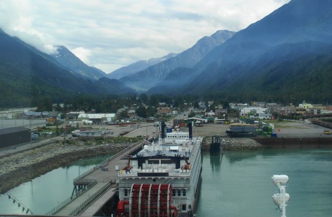 スキャグウェイの港です。