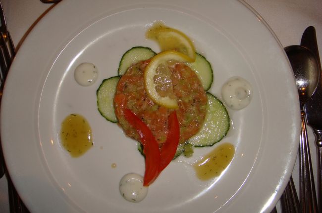 サーモンの前菜