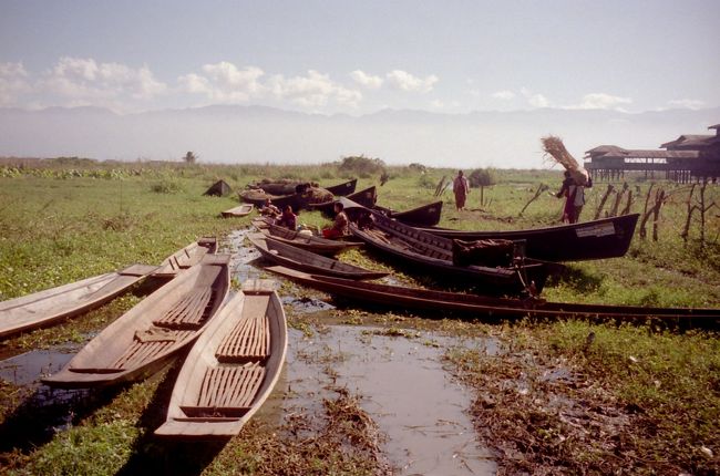 ボートが移動には欠かせない
