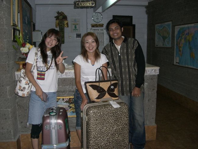 ホテルのフロントで☆