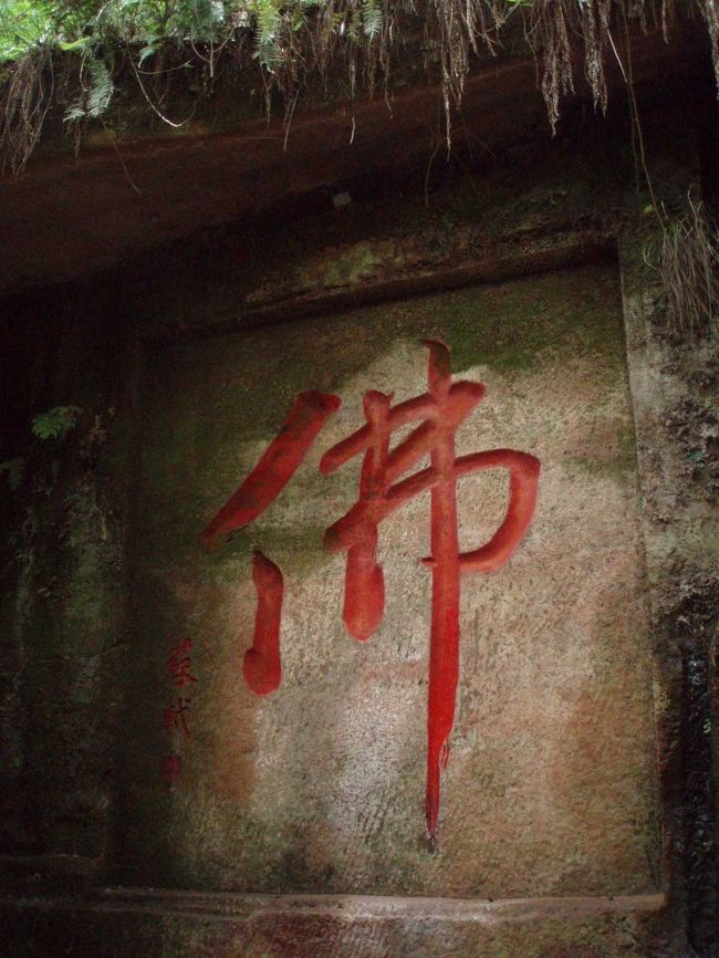 翌日、楽山大仏を見に行く。<br />成都のバスセンターから、２時間半で楽山市へ。<br />楽山という名の割には、山への階段は楽ではない。。<br />成都に比べ涼しいのは、良いのだが。