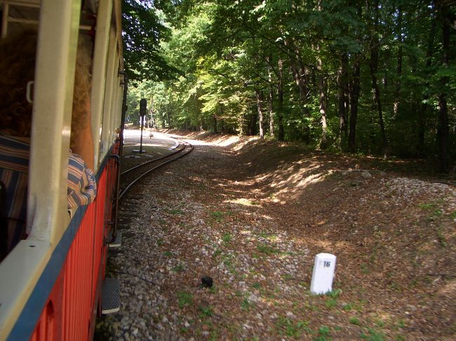 途中、アスレチックなんかもあり、たくさんの子供たちが遊んでいましたよ。ここは自然の遊び場がいっぱいあるんですね！街あり山あり、ブダペストはいい所〜♪