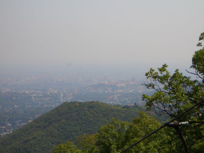 うっすらとですが、見えるでしょうか？？国会議事堂に王宮の丘が臨めます。