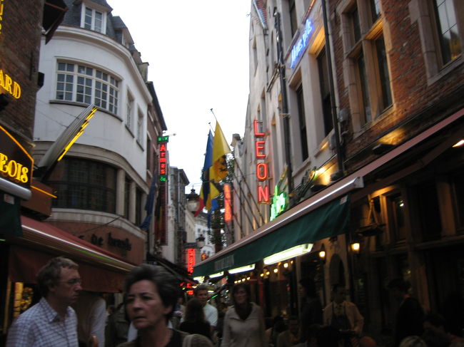 ブリュッセル・一日目のディナーは「シェ・レオン」