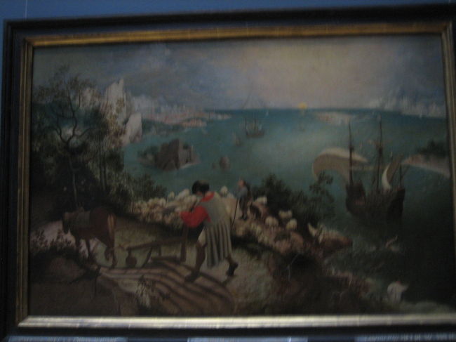 ブリューゲル：「イカロスの墜落」